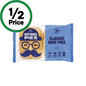 National-Pies-360g-Pk-2-From-the-Deli-Excludes-Sausage-Rolls-Pasties on sale