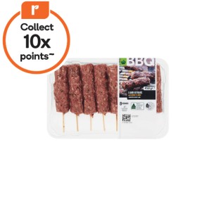 Woolworths-BBQ-Lamb-Kebabs-with-Mint-Honey-450g-Pk-8 on sale