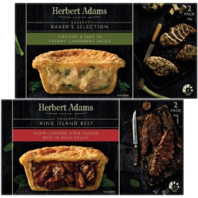 Herbert-Adams-Gourmet-Pies-400-420g-Pk-2 on sale