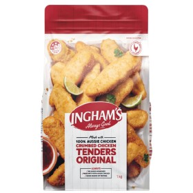 Inghams-Original-Chicken-Tenders-Tempura-Nuggets-or-Wing-Dings-1-kg on sale