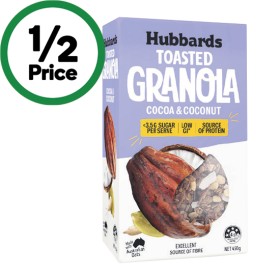Hubbards-Muesli-or-Granola-450g on sale