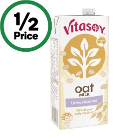 Vitasoy-Unsweetened-Oat-Milk-1-Litre on sale