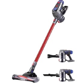150W+Devanti+Stick+Vacuum+Cleaner+Cordless+Red