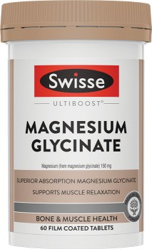 Swisse+Ultiboost+Magnesium+Glycinate+60+Tablets%2A