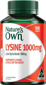 Nature%26rsquo%3Bs+Own+Lysine+1000mg+100+Tablets%2A