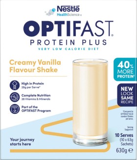 OPTIFAST+VLCD+Protein+Plus+Creamy+Vanilla+Shake+10+Pack%7E