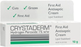 Crystaderm+First+Aid+Antiseptic+Cream+10g%2A