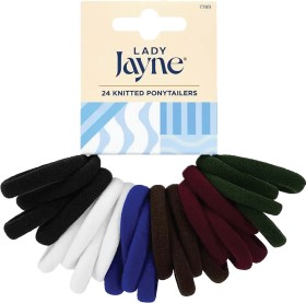 Lady+Jayne+Soft+Knitted+Ponytailers+School+24+Pack