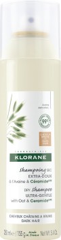 Klorane+Dry+Shampoo+with+Oat+%26amp%3B+Ceramide+for+Dark+Hair+250mL