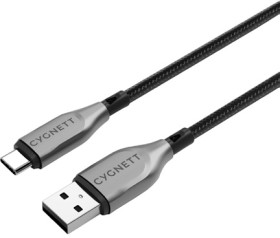 Cygnett+Armoured+USB-A+to+USB-C+Cable+1m