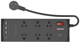 Monster-6-Socket-USB-Surge-Protector on sale