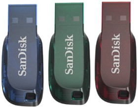 SanDisk+32GB+Cruzer+Blade+USB+Flash+Drive+3+Pack+-+Dark
