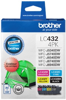 Brother-LC432-Ink-Cartridges-4-Colour-Value-Pack on sale