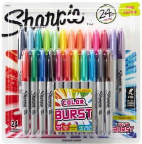 Sharpie-Fine-Permanent-Markers-Colour-Burst-24-Pack on sale
