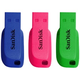 SanDisk-32GB-Cruzer-Blade-USB-Flash-Drive-3-Pack-Bright on sale