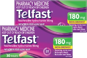 Telfast-Hayfever-Allergy-Relief-180mg-30-Tablets on sale