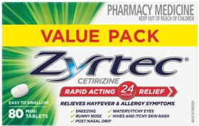 Zyrtec-Hayfever-Allergy-Relief-Value-Pack-80-Mini-Tablets on sale