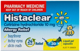 Histaclear+Allergy+Relief+30+Liquid+Gel+Capsules
