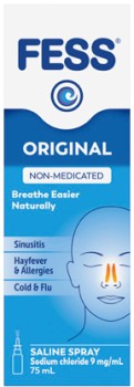Fess+Original+Saline+Nasal+Spray+75mL