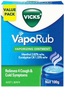 Vicks+VapoRub+Vaporizing+Ointment+Value+Pack+100g