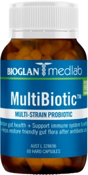 Bioglan+Medlab+MultiBiotic+60+Capsules