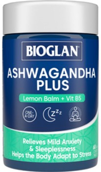 Bioglan+Ashwagandha+Plus+60+Tablets