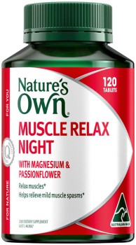 Natures-Own-Muscle-Relax-Night-120-Tablets on sale