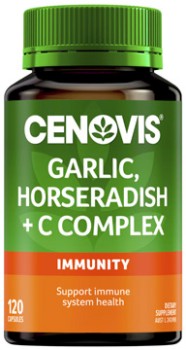 Cenovis+Garlic%2C+Horseradish+%2B+C+Complex+120+Capsules