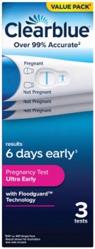 Clearblue+Ultra+Early+Pregnancy+Test+3+Pack