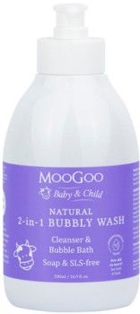 MooGoo+Baby+%26amp%3B+Child+Natural+2-in-1+Bubbly+Wash+500mL