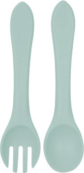 Guardian+Silicone+Fork+%26amp%3B+Spoon+-+Seafoam