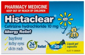 Histaclear+Allergy+Relief+30+Liquid+Gel+Capsules