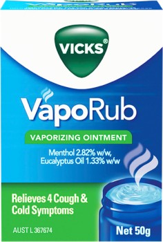 Vicks+VapoRub+Vaporizing+Ointment+50g