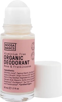 Noosa-Basics-Rose-Frankincense-Roll-on-Deodorant-50ml on sale