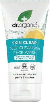 Dr-Organic-Organic-Skin-Clear-Deep-Cleansing-Face-Wash-125ml on sale