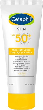 Cetaphil-Sun-Ultra-Light-Lotion-SPF50-100ml on sale