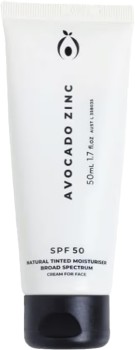 Avocado+Zinc+Natural+Tinted+Moisturiser+Light+-+Medium+SPF50+50ml