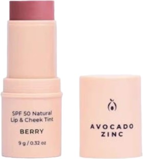 Avocado+Zinc+SPF50+Natural+Lip+%26amp%3B+Cheek+Tint+-+Berry+9g
