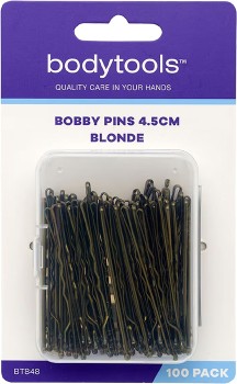 Bodytools-Bobby-Pins-Blonde-45cm-100-Pack on sale