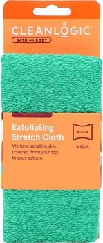Cleanlogic+Exfoliating+Stretch+Cloth+Sensitive+Skin+1+Pack+Assorted+Colours