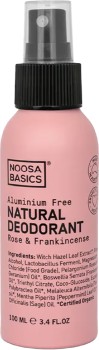 Noosa-Basics-Rose-Frankincense-Deodorant-Spray-100ml on sale
