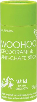 Woohoo-Body-Deodorant-Anti-Chafe-Stick-Wild-Extra-Strength-60g on sale