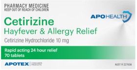 Apohealth-Cetirizine-Hayfever-Allergy-Relief-70-Tablets on sale