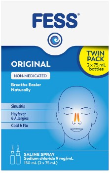 Fess+Original+Saline+Nasal+Spray+2+x+75ml