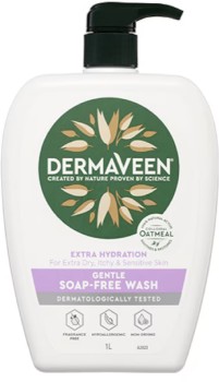 DermaVeen+Extra+Hydration+Gentle+Soap+Free+Wash+1+Litre