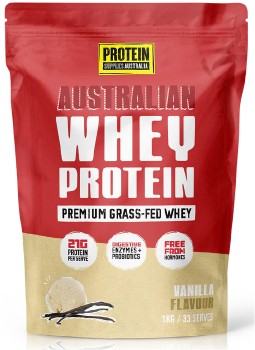 Protein+Supplies+Australia+Australian+Whey+Protein+Vanilla+1kg