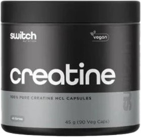 Switch+Nutrition+Creatine+100%25+Pure+Hcl+90+Capsules
