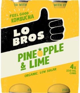 Lo+Bros+Pineapple+%26amp%3B+Lime+Cans+6x4x250ml