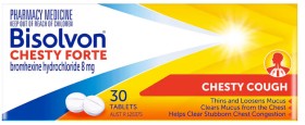 Bisolvon+Chesty+Forte+Cough+Tablets+30+Pack