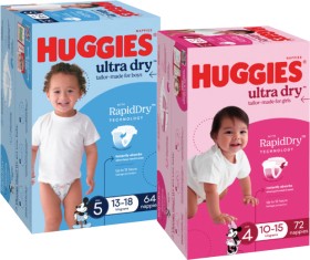 Huggies-Ultra-Dry-Jumbo-Nappies-60-Pack-108-Pack on sale